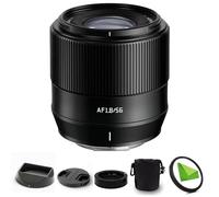 TTArtisan 56 mm F1.8 monture E Objectif principal autofocus APS-C pour appareils photo Sony E-Mount A5000 A5100 A6000 A6100 A6300 A6400 A6500 A6600 NEX-3 NEX-3N NEX-3R NEX-5N NEX-5T NEX-5R NEX-5 NEX-7