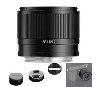 TTARTISAN AF 17 mm F1.8 Air pour monture E | Objectif grand angle APS-C avec F1.8 et AF fluide | Parfait pour les prises de vlog et les prises de vue de rue dynamiques