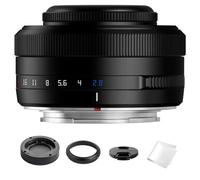 TTARTISAN AF 27mm F2.8 Fuji X Mount Autofokus Pancake Objectif (Noir) | Ultra-compacte et Légère, Seulement 93g, with Clicked Aperture Ring, pour Fujifilm X Mount Cameras,