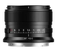 TTArtisan AF 40 mm F/2 Sony monture E noir | ✅ Livraison gratuite à partir de 100 €