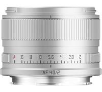 TTARTISAN AF 40mm F2 L Mount Objectif Autofocus Plein Format Grand Ouverture Objectif Compact Et Léger Compatible avec Les Appareils Photo À Monture L (Argent)