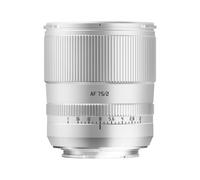 TTARTISAN AF 75mm F2 Objectif d'appareil photo autofocus plein cadre portrait (pour Sony E) Argenté