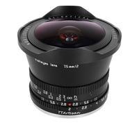 TTArtisan Objectif Fisheye 7,5 mm F2.0 APS-C MFT Ultra grand-angle 180° Noir