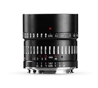 TTArtisan APS-C Objectif en métal 50 mm F/0,95 Compatible avec Fuji X - Noir et argenté