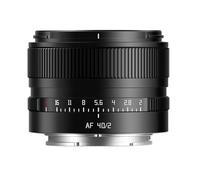 TTArtisan Autofocus Objectif 40 mm F2.0 Corps métallique Compatible avec Monture Sony E (Cadre Complet) - Noir