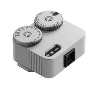 TTArtisan Mesureur de lumière II Génération Version de Mise à Jour Mesureur de lumière à Deux Cadrans pour la Photographie avec Monture à Sabot Froid Compatible avec Divers appareils Photo (Argent)