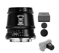 TTArtisan Objectif 17 mm F1.4 APS-C avec Mise au Point Manuelle, Compatible avec Les appareils Photo à Monture E A5000 A5100 A6000 A6100 A6300 A6400
