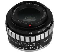 TTArtisan Objectif 23 mm F1.4 en métal Compatible avec Monture Fuji X - Noir