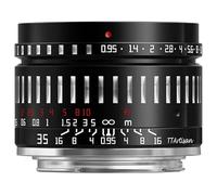 TTARTISAN Objectif 35 mm F0.95 pour appareils photo Olympus/Panasonic M43 Mount APS-C MF Bokeh Monster Eye of Night pour appareils photo sans miroir M2 Pen-F GH4 GH5 et plus encore