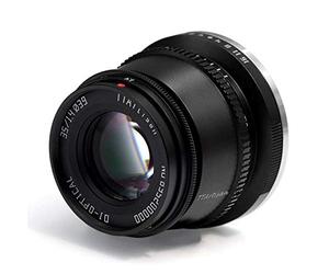 TTArtisan Objectif 35 mm F1.4 APS-C MF pour appareils photo EOS M Mount M1 M2 M3 M5 M6 M61 M10 M100 M50 Noir