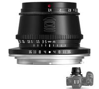 TTArtisan Objectif F/1.4 de 35 mm, objectif APS-C, mise au point manuelle pour Canon EOS RF-Mount EOS R RP R5 R6 (noir).