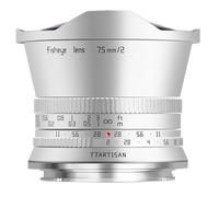 TTARTISAN Objectif fisheye APS-C 7,5 mm F2, grand angle 180°, grande ouverture F2 avec anneau de verrouillage, compatible avec les appareils photo Nikon Z-Mount Z6, Z7, Z50, Z6 II, etc