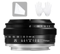 TTArtisan Objectif grand angle APS-C 25 mm F2.0 Objectif grand angle pour appareil photo Fuji X-Mount X-A2 X-A2 X-A3 X-A5 X-A7 X-H1 XT1 X-T2 X-T3 X-T20 X-T30 X-T100 X-T200 X-PRO1