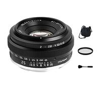 TTArtisan Objectif portrait manuel F2 APS-C à grande ouverture pour appareil photo sans miroir Sony E A5500 A6000 A6300 A6400 A7C A7MIII A7MIV A7RIII A9 NEX-3 NEX-3N NEX-5 NEX-5R 25 mm
