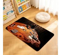 TTBAoDAoY Tapis de Porte Paillasson 40x60cm Interieur et Extérieur Antidérapant Absorbant, Dead Man's Hand As et Huit avec Le Revolver de Wild Bill en Noir et Blanc