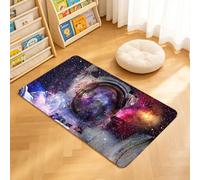 TTBAoDAoY Tapis de Porte Paillasson 40x60cm Interieur et Extérieur Antidérapant Absorbant, Éléments de Fond Abstraits de Galaxies et de nébuleuses de Cette Image fournis par la NASA