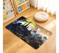 TTBAoDAoY Tapis de Porte Paillasson 40x60cm Interieur et Extérieur Antidérapant Absorbant, Ruines extraterrestres désertées sur Une planète lointaine