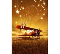 TTbaoz 1000 pièces de Puzzle pour Adultes manquant Petit Prince sur Avion Anime Enfants Puzzle Ensembles de Puzzle pour la Famille | Jeu éducatif