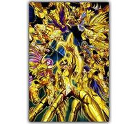 TTbaoz Puzzles Adultes 1000 pièces Populaire Saint Seiya Peinture Puzzle Bricolage Puzzle éducatif Jouet Adolescents Jeu de Mots croisés