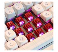 TTC Flame Red Switch V2 Mechanical Keyboard Linear Switch Extended Proof Axis 5pin 45g HIFI 24mm Quick Trigger For Gaming NWPNLXEA(10PCS)