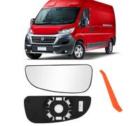 TTCR-II 1PC Verre Rétroviseur Compatible avec Fiat Ducato/Citroen Jumper/Peugeot Boxer 2006-2021 Miroir Chauffant, Ducato Rétroviseur Exterieur, Boxer Côté Conducteur Miroir Latéral-Inférieur Gauche