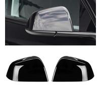 TTCR-II 2 PCS Compatible avec Coque de Rétroviseur Tesla Model Y 2020 2021 2022 2023 2024 Coques de Remplacement Rétroviseurs Auto Gauche + Droite-Noir Brillant