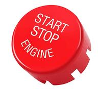 TTCR-II bouton de commutation du moteur d'arrêt de démarrage rouge de Sports Compatible avec BMW, remplacement bouton de demarrage (Compatible avec BMW F30 F10 F01 F15 F25 G30 G31 G11 G12)