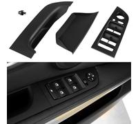 TTCR-II Compatible avec Poignée de Porte BMW Série 3 E90 E91 2004-2007,Garniture Poign e de Porte,Poignée Intérieure Gauche E90 E91 LCI 318i,320i,325i,328i,330i,335i-37.5CM(Pas de démontage)-Noir