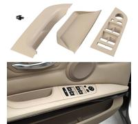 TTCR-II Compatible avec Poignée de Porte BMW Série 3 E90 LCI/E91 LCI 2008-2011,Garniture Poign e de Porte,Poignée Intérieure Gauche E91 LCI 320i,323i,325i,328i,335i-35.5CM(Pas de démontage)-Beige