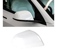 TTCR-II Retroviseur Couvercle Compatibles avec Tesla Model 3 2017-2023 | Coque de Rétroviseur Extérieur pour Model 3 2017 2018 2019 2020 2021 2022 2023 Boîtier Miroir Droite (Blanc Nacré)