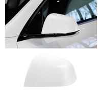 TTCR-II Retroviseur Couvercle Compatibles avec Tesla Model Y Boîtier de Rétroviseur 2020 2021 2022 2023 2024 Boîtier Miroir Côté Conducteur pour Model Y Accessoires（Blanc Nacré-Gauche）