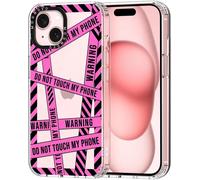Ttdaz-Coque Pour Iphone 15 Plus - Housse Fine Transparente Antichoc En Tpu + Pc [Protection Contre Les Chutes De 2 M/Anti-Pelage] - Ne Touche Pas À Mon Téléphone
