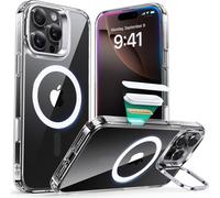 Ttdaz-Coque Pour Iphone 16 Pro Max Avec Bouton De Capture De Contrôle De Caméra, Compatible Avec Magsafe, Coque De Protection De Qualité Militaire, Coque Avec Béquille Intégrée, Transparent