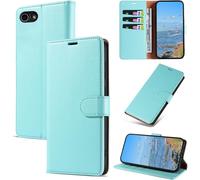 Ttdaz-Coque Pour Iphone Se 2022 / Iphone Se 2020 / Iphone 8 / Iphone 7, Antichoc Magnetique Étui À Rabat Avec Porte Cartes, Portefeuille Housse En Cuir Pu Pour Iphone Se 2022 / Iphone Se 2020, Vert