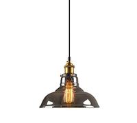 TTDKD Lustre en Verre à Vent Industriel américain, Lampe à Suspension à tête Unique E27, Suspension à personnalité créative, utilisé pour Les luminaires de décoration de Restaurant et de Bar