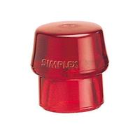 Tte mailappe am.60mm dure plast.rouge p.Simplex dtail HALDER