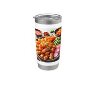 Tteokbokki Cuisine traditionnelle coréenne Corée Gobelet isotherme en acier inoxydable double paroi