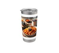 Tteokbokki Cuisine traditionnelle coréenne Corée Gobelet isotherme en acier inoxydable double paroi