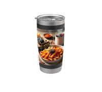 Tteokbokki Cuisine traditionnelle coréenne Corée Gobelet isotherme en acier inoxydable double paroi