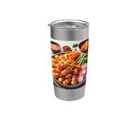 Tteokbokki Cuisine traditionnelle coréenne Corée Gobelet isotherme en acier inoxydable double paroi