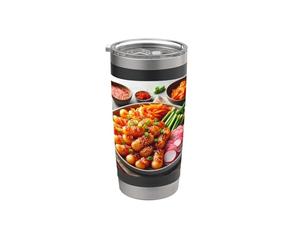 Tteokbokki Cuisine traditionnelle coréenne Corée Gobelet isotherme en acier inoxydable double paroi
