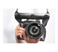 Tteoobl Sac étanche pour appareil photo GQ-518L 20m plongée sous-marine boîtier pour appareil photo poudres sac sec pour IL Nikon DSLR SLR - Type Black-L