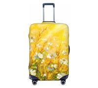 Ttetddd Housse de protection lavable avec fermeture éclair et boucle Motif tournesols 71,1 cm, Fleurs jaunes d'été, x-large