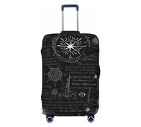 Ttetddd Supernatural Housse de bagage de voyage tendance pour bagages de 45,7 à 81,3 cm, noir, taille S, Noir , x-large