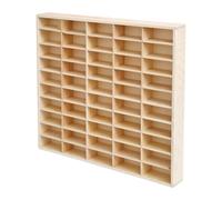 TTETTZ 1/64 Support de Voiture Jouet Compacte, Armoire D'affichage Des Figures pour Un Usage Au Bureau, 50 Grilles