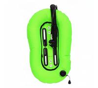 TTETTZ 1 Pièce Gilet de Plongée en Nylon Performant Système Backmount Wing Gestion Optimisée du Trimmage Horizontal Bouée à 30 Lbs de Adaptée aux, Vert Fluo