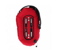 TTETTZ 1 Pièce Gilet de Plongée en Nylon Performant Système Backmount Wing Gestion Optimisée du Trimmage Horizontal Bouée à 30 Lbs de Adaptée aux, Rouge