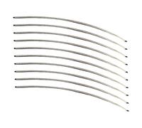 TTETTZ 10 Pièces Fil de Frette Guitare Frettes Manche Acier Inoxydable Usage Universel Installation Facile pour Apprentissage Studio Individuel, 0.24 Cm