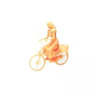 TTETTZ 2 Figurines Architecturales Non Peintes 1/64, Personnes Miniatures pour Park Street Diorama