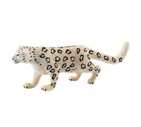 TTETTZ 2 Figurines de Léopard Des Neiges, Ensemble de Jeu, Modèle Réaliste, Statue D'